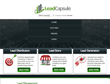 Tablet Screenshot of leadcapsule.com